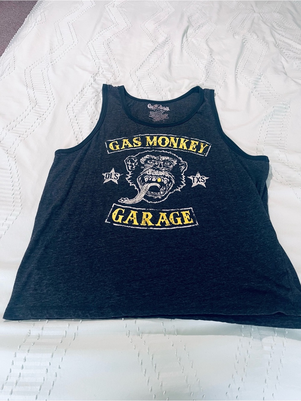 Gas Monkey Garage Men's Black Graphic Tank Top